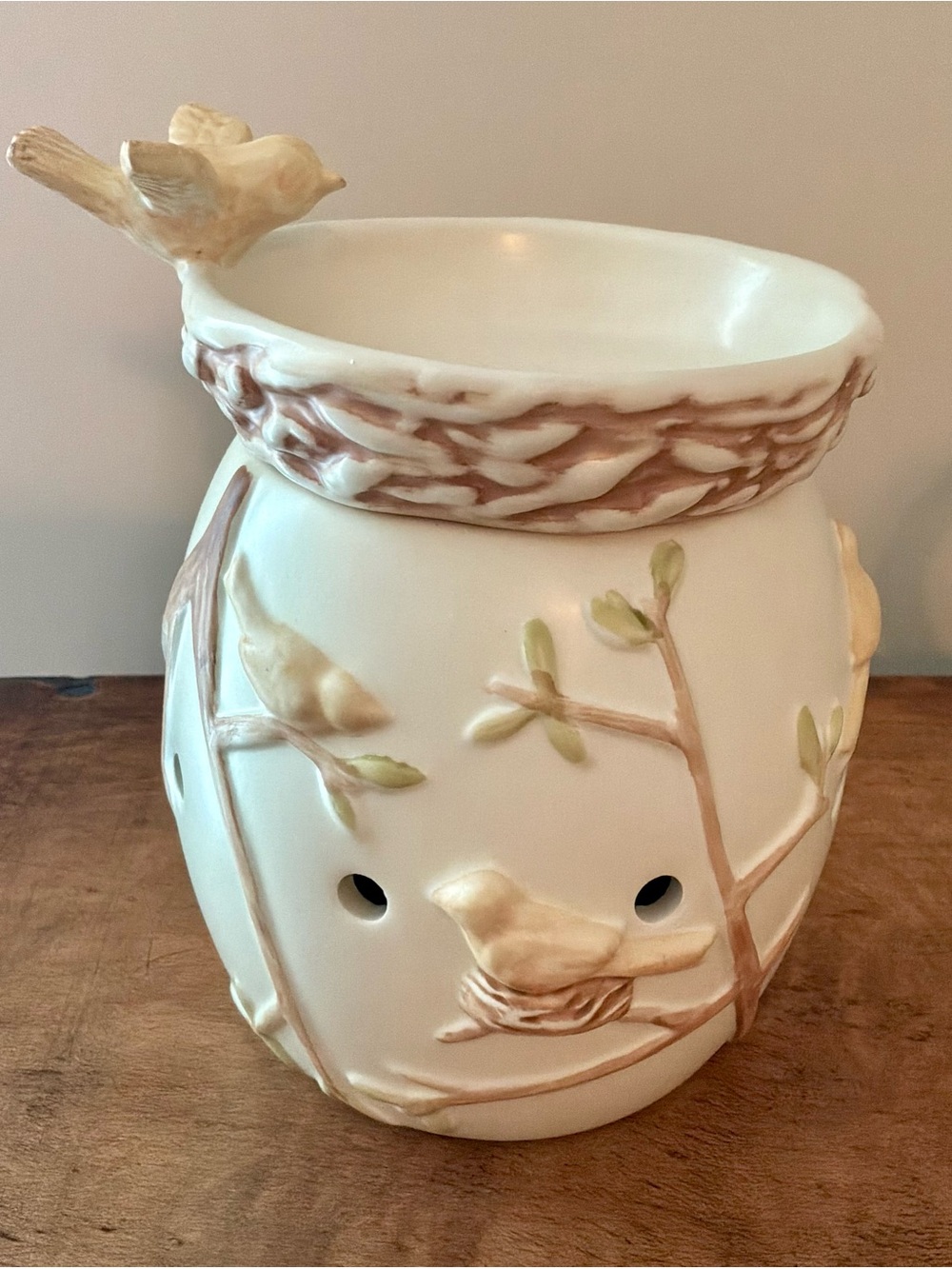 Scentsy Wax Warmer Natures Haven Ceramic Bird Dainty